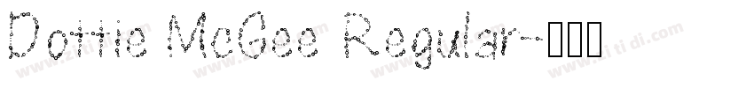 Dottie McGee Regular字体转换